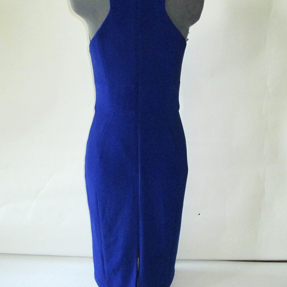 BLUE XSCAPE COCKTAIL DRESS - Picture 3 of 16